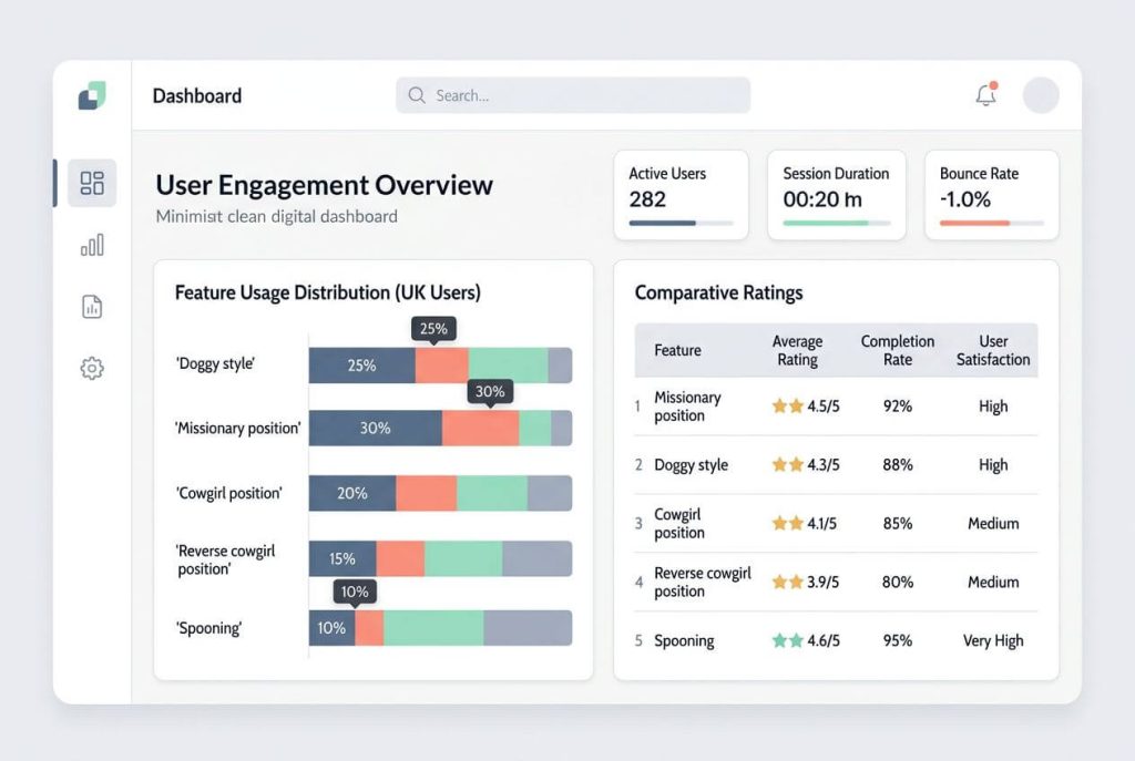 Sex position comparison