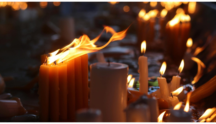 Sensory Play - With Wax Candles And Pinwheels