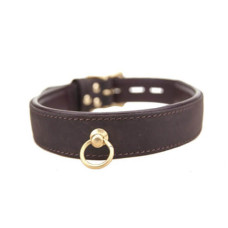 BOUND Nubuck Leather Choker with \'O\' Ring