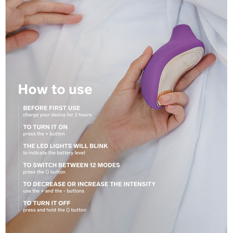 LELO SONA 2 Sonic Clitoral Massager - Purple