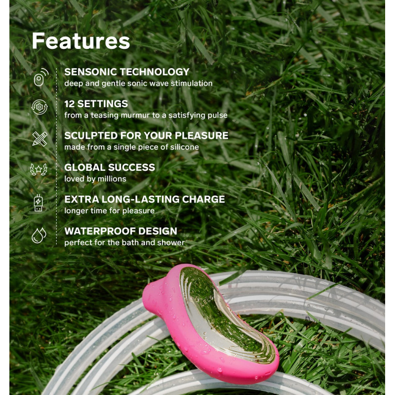 LELO SONA 2 Sonic Clitoral Massager - Purple