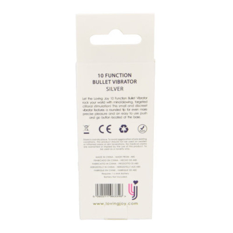 Loving Joy Single Speed Silver Bullet Vibrator