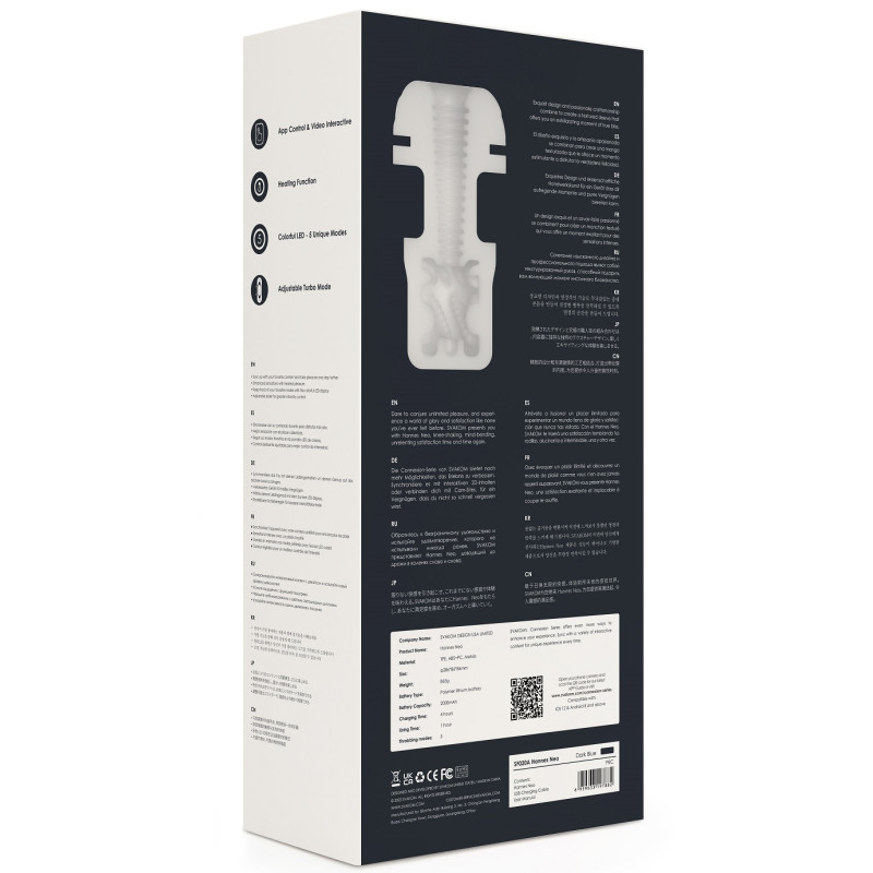Svakom Hannes Neo Heat Vibrating Male Masturbator
