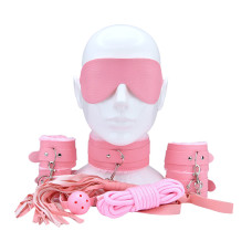 Bound to Play Beginner\'s Bondage Kit Pink (8 Piece)