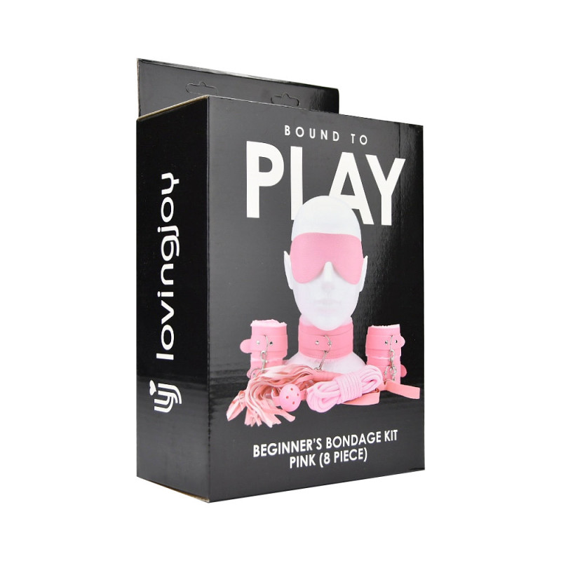 Bound to Play Beginner\'s Bondage Kit Pink (8 Piece)
