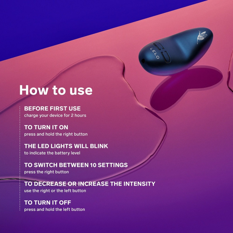 LELO Nea 3 Clitoral Massager Black