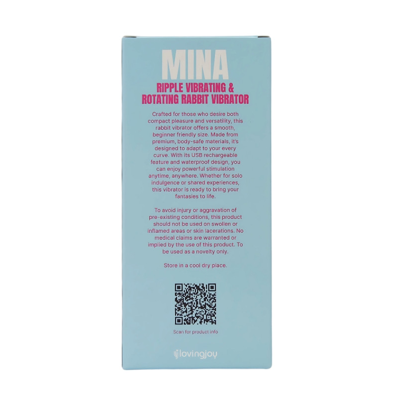 Mina Ripple Vibrating & Rotating Rabbit Vibrator