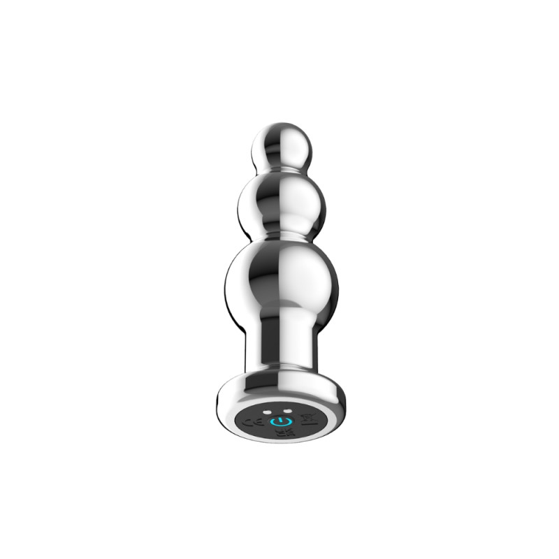 Toosh Remote Controlled Metal Vibrating Anal Beads
