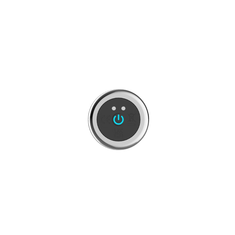 Toosh Remote Controlled Metal Vibrating Anal Plug