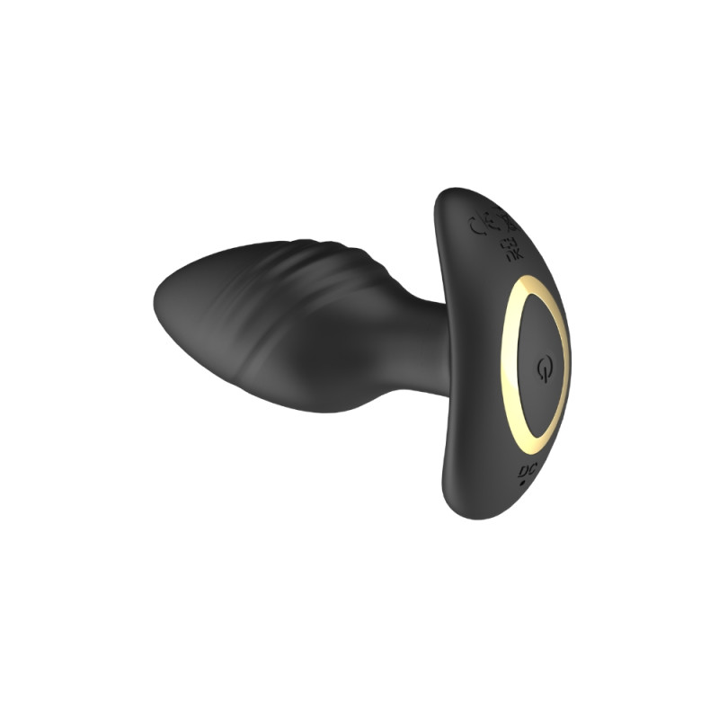 Toosh Remote Controlled Silicone Rotating & Vibrating Butt Plug
