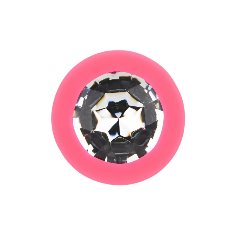 Toosh Pink Silicone Butt Plug Medium