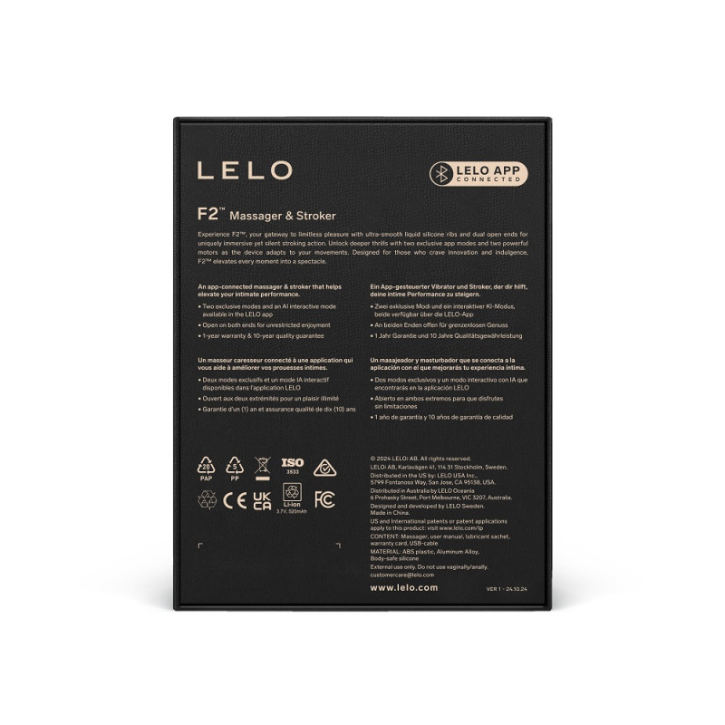 LELO F2 Stamina Trainer and Stroker Blue