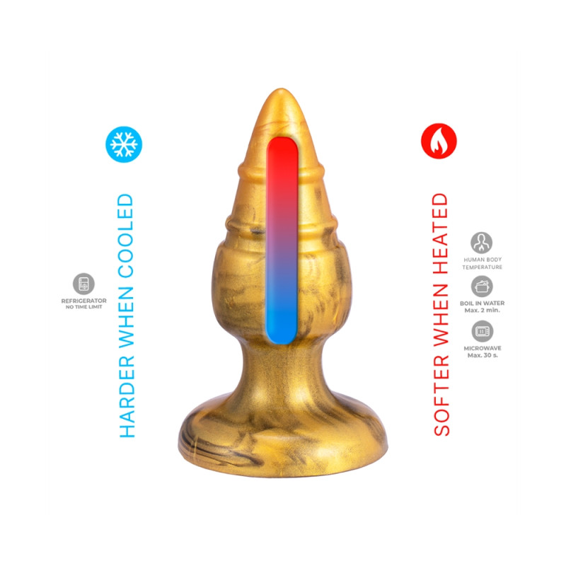 SilexD Fantasy Collection Goldy Butt Plug Medium