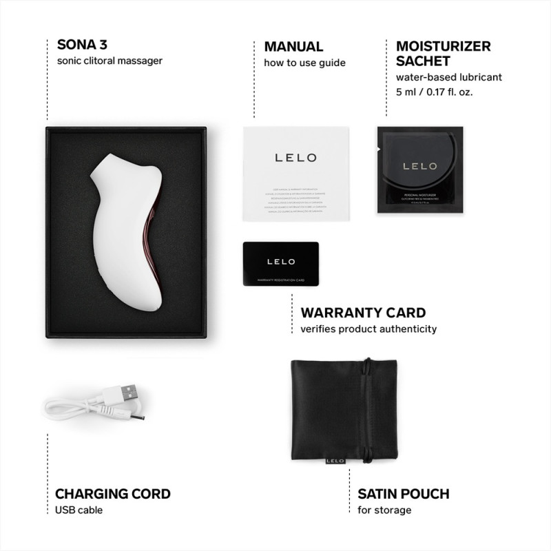 LELO Sona 3 Clitoral Massager Cream