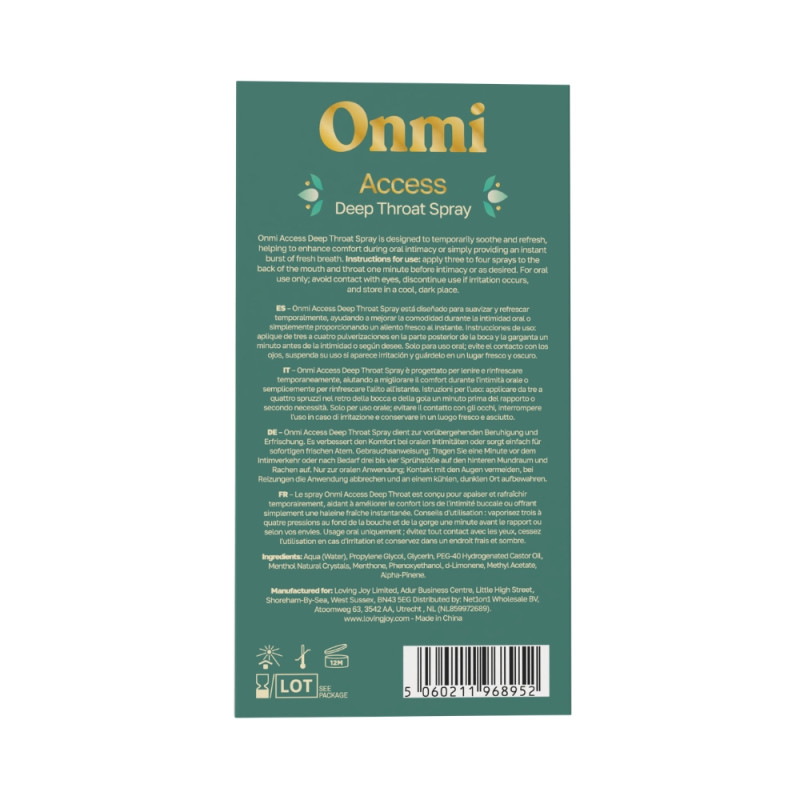 Onmi Access Deep Throat Spray