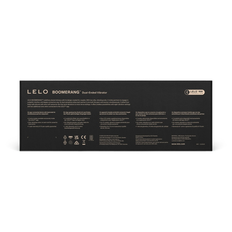 LELO Boomerang Dual Ended Vibrator Purple