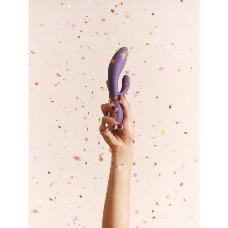 LELO Ina Thrust Thrusting Rabbit Vibrator Purple Twilight