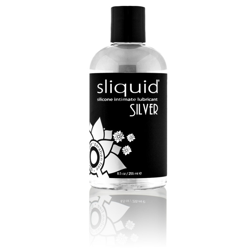 Sliquid Naturals Silver Silicone Lubricant-255ml