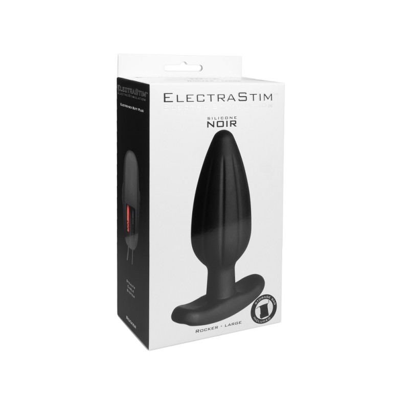 Electrastim Noir Rocker Electro Butt Plugs-Large