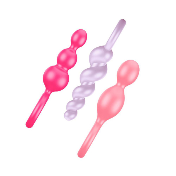 Satisfyer Booty Call Set Of 3 Multicolour Anal Plugs