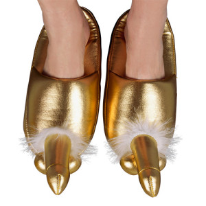 Golden Penis Slippers