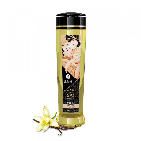 Shunga Massage Oil Desire Vanilla Fetish 240ml