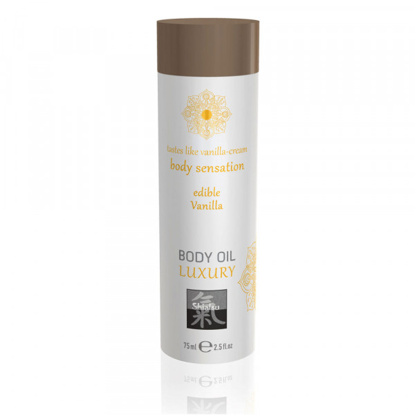Shiatsu Luxury Body Oil Edible Vanilla 75ml