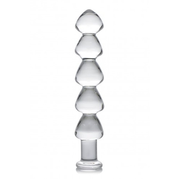 Master Series Drops Anal Links Glass Dildo