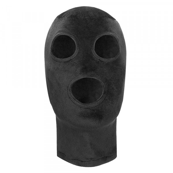 Ouch Velvet Mask With Eye And Mouth Opening