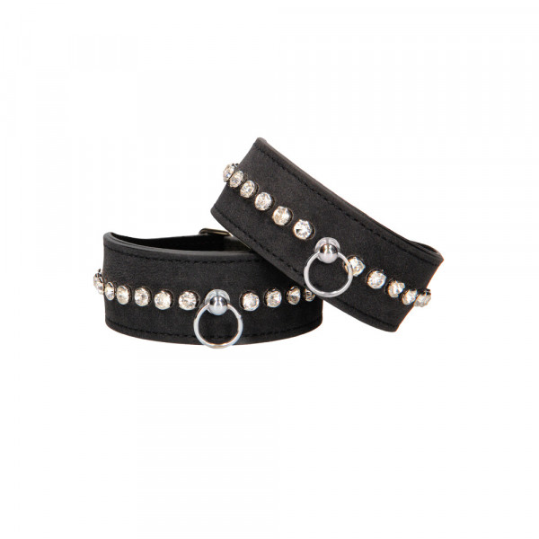 Ouch Diamond Studded Ankle Cuffs