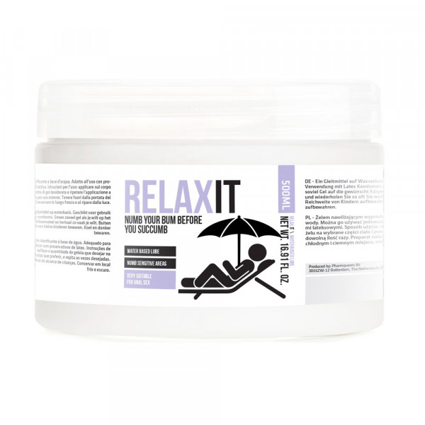 Relax It Numb Your Bum Before You Succumb Lubricant 500 ml