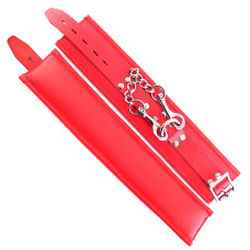Rouge Garments Wrist Cuffs Padded Red