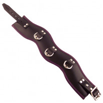 Rouge Garments Black And Purple Padded Posture Collar