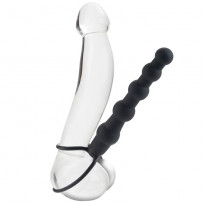 Love Rider Beaded Dual Black Penetrator