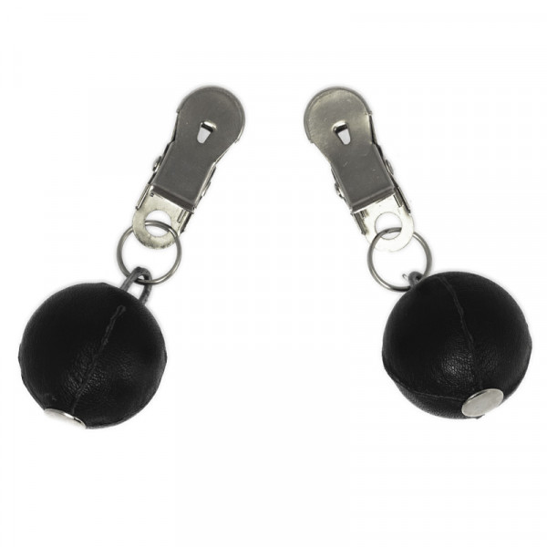 Nipple Clamps With Black Weights