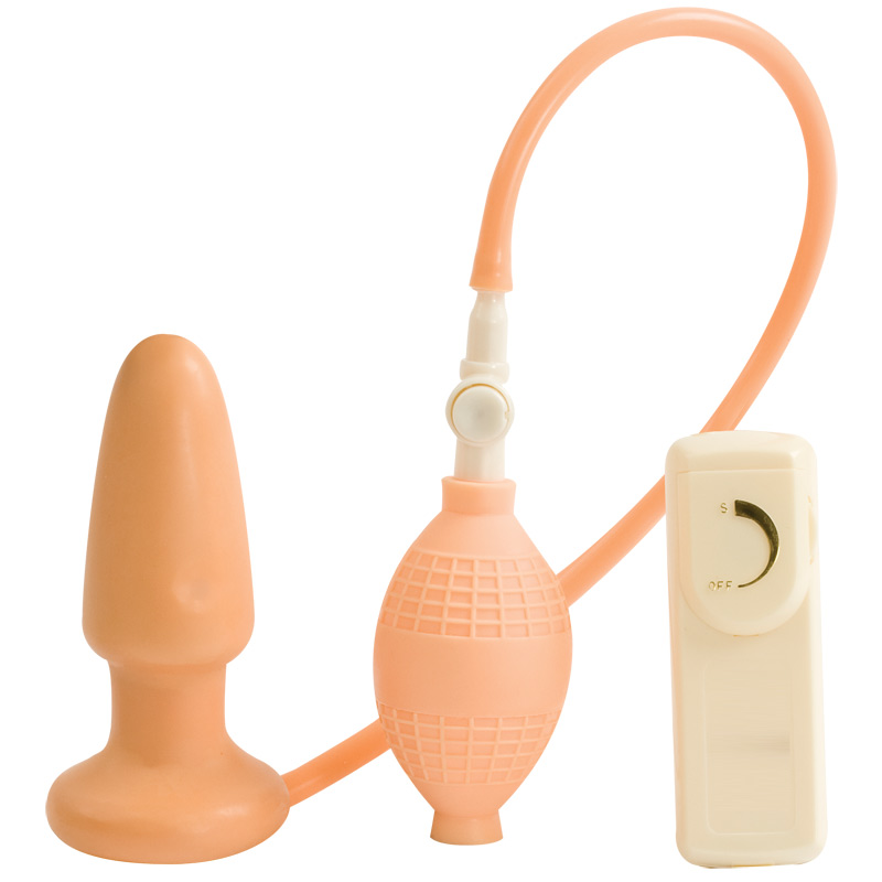 Inflatable Vibrating Butt Plug - For The Closet