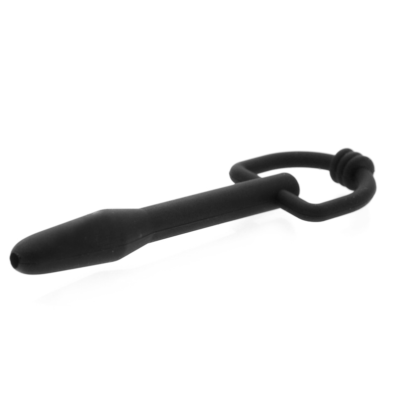The Hallows Silicone CumThru DRing Penis Plug - For The Closet