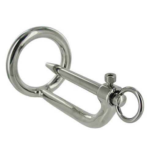 Stainless Steel Cock Ring and Urethral Plug - For The Closet