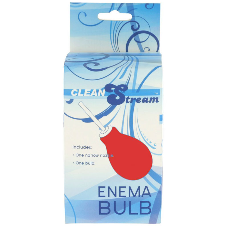 Clean Stream Red Enema Bulb - For The Closet