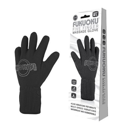 Fukuoku Five Finger Massage Glove  Left Hand - For The Closet