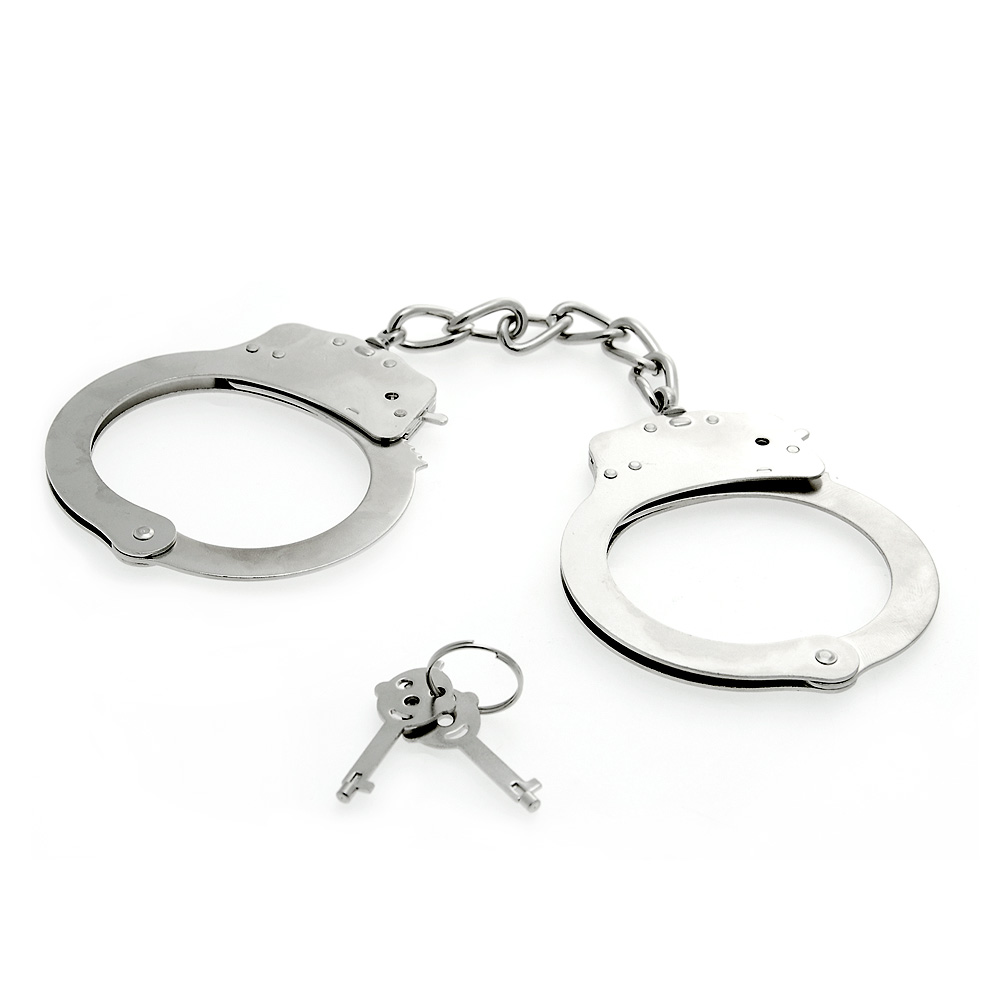 Deluxe Metal Handcuffs - For The Closet