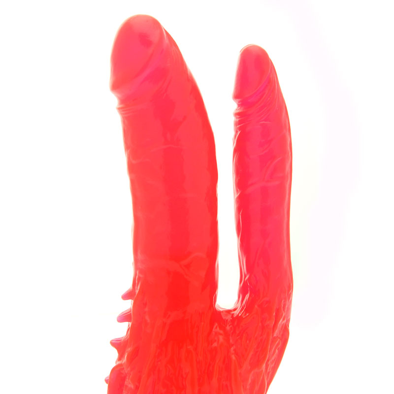 9 Inch Wall Bangers Double Penetrator Waterproof Vibrator - For The Closet