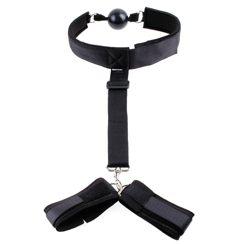 Fetish Fantasy Series  Gag and Wrist Restraint - For The Closet