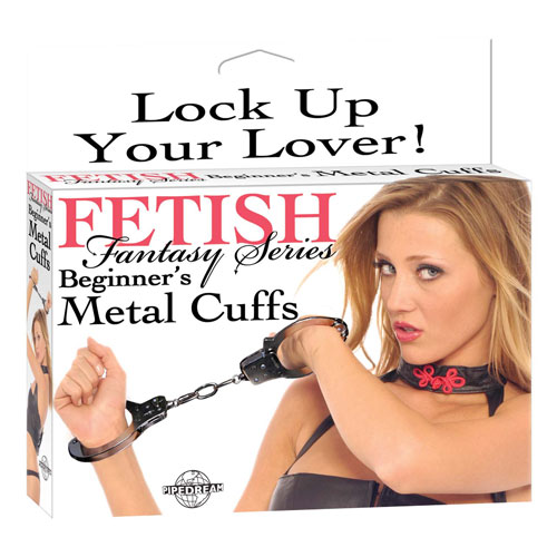 Fetish Fantasy Series Beginners Metal Cuffs - For The Closet