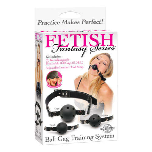 Fetish Fantasy Series Ball Gag Training System - For The Closet