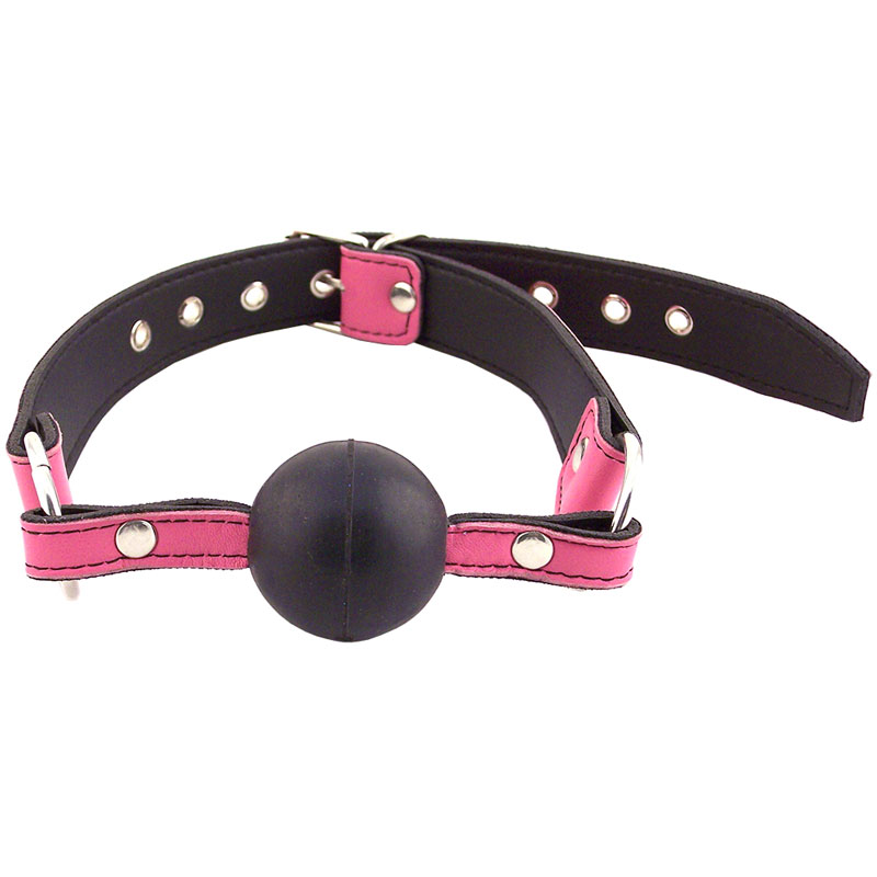Rouge Garments Ball Gag Pink - For The Closet