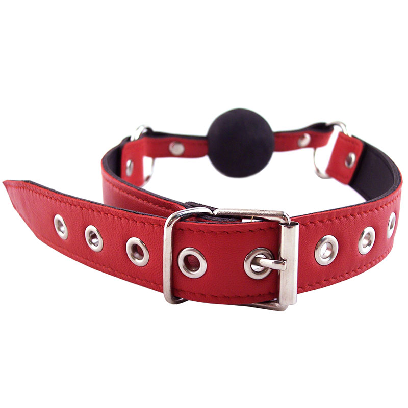 Rouge Garments Ball Gag Red - For The Closet