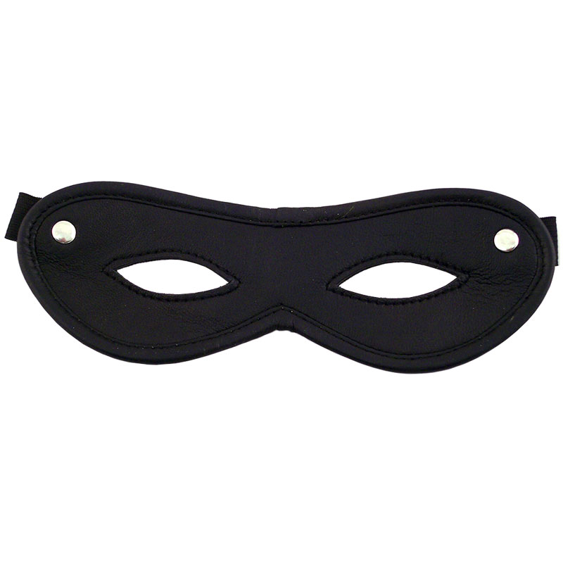 Rouge Garments Open Eye Mask Black - For The Closet