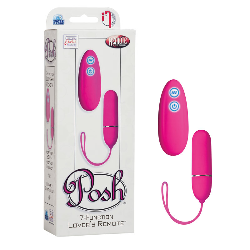 Posh 7 Function Lovers Remote Bullet - For The Closet