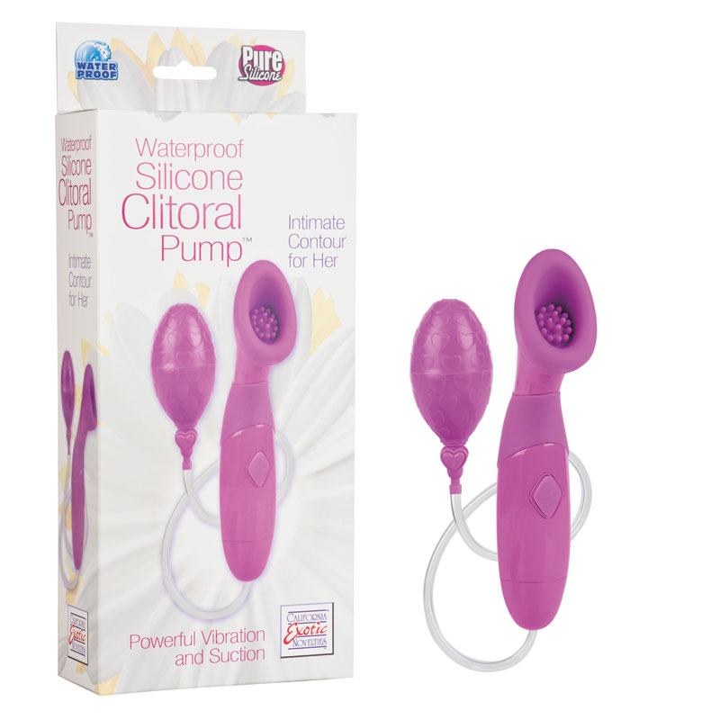 Waterproof Silicone Clitoral Pump Pink - For The Closet